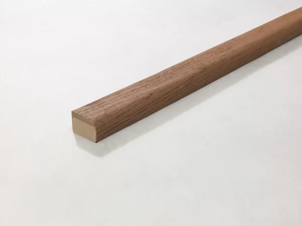 Millboard Enhanced Grain Coppered Oak Edging Bullnose Flexible 50 x 32 x 2400mm