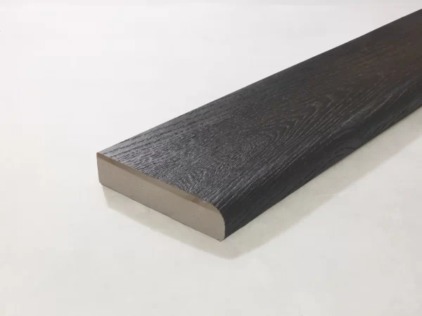 Millboard EG Burnt Cedar / WO Embered Bullnose Board 150 x 32 x 3600mm