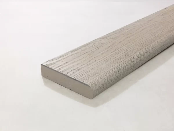 Millboard EG Smoked Oak / WO Driftwood Bullnose Board 150 x 32 x 3600mm