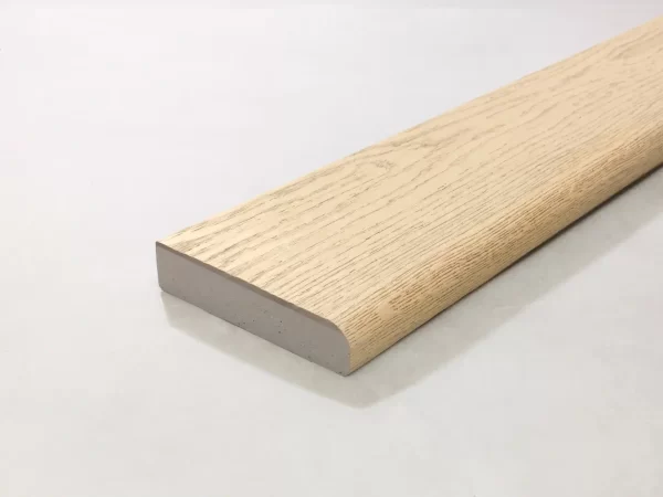 Millboard Enhanced Grain Ashwood Bullnose Board 150 x 32 x 3600mm