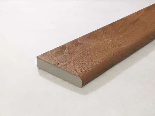 Millboard Enhanced Grain Coppered Oak Bullnose Board 150 x 32 x 3600mm